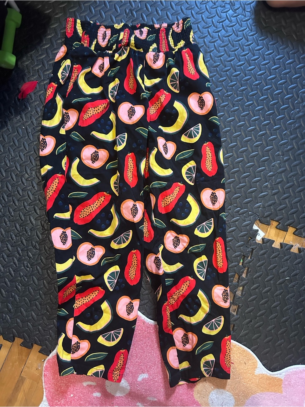 Lucy & Yak Black Fruit Print Alexas